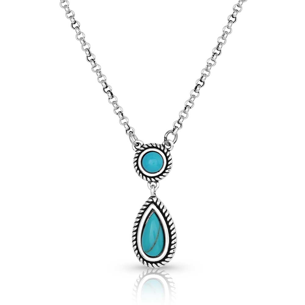 Montana Silversmiths Tranquil Waters Turquoise Necklace