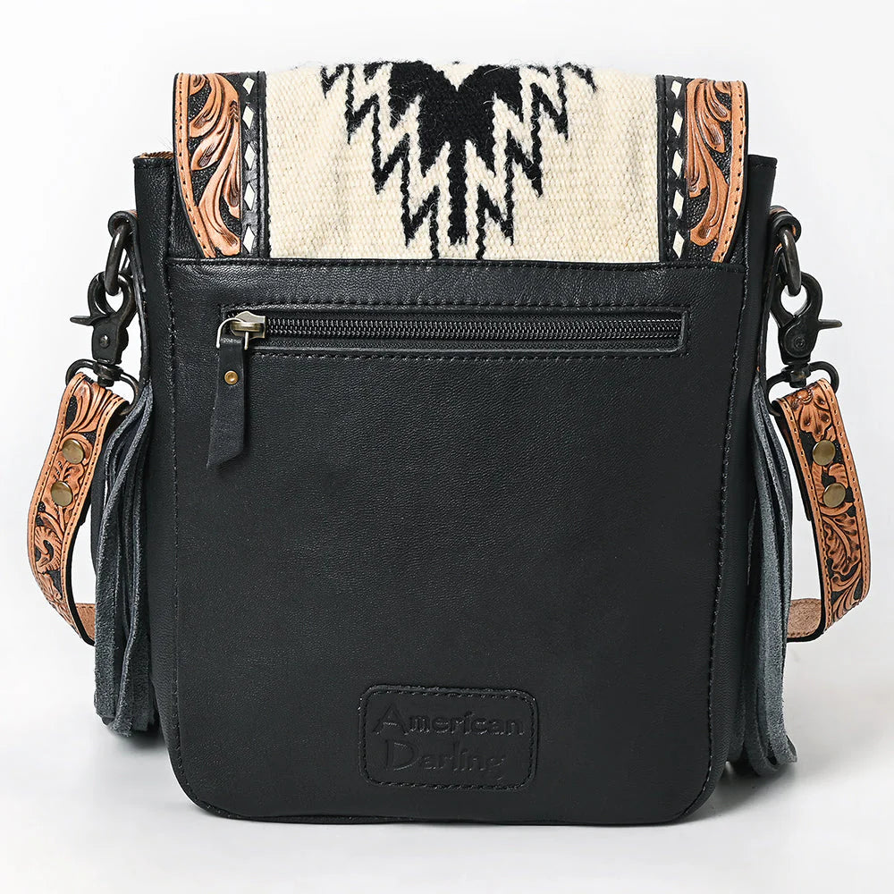 American Darling Messenger Hair On Genuine Western Bag