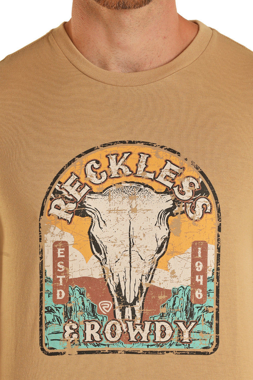 Rock and Roll Unisex Reckless and Rowdy Graphic Tee - Black Friday Sale