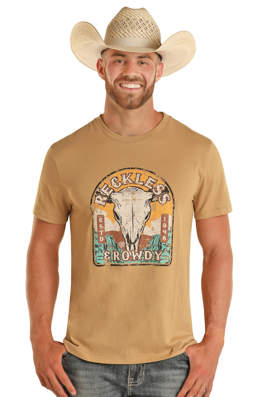 Rock and Roll Unisex Reckless and Rowdy Graphic Tee - Black Friday Sale