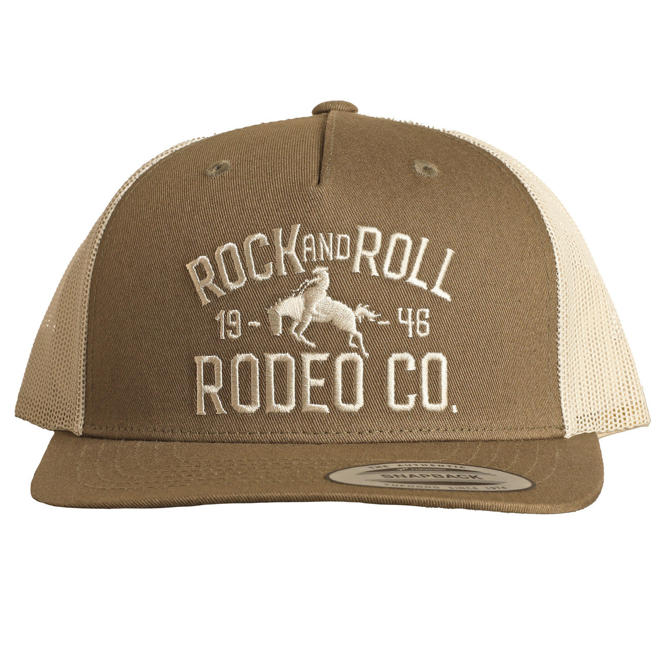 Rock and Roll Flat Trucker Cap