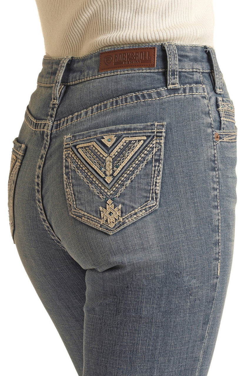 Rock and Roll High Rise Extra Stretch Bootcut Jeans - Saddleworld Ipswich