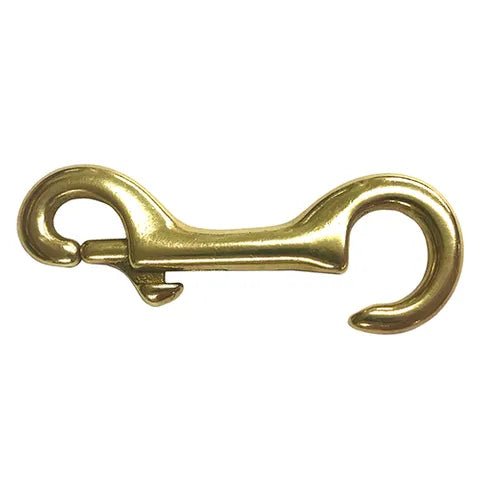 Open Eye Snaphook Brass 15Mm