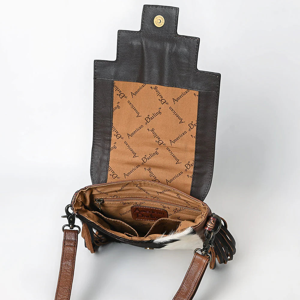 American Darling Messenger Genuine Western Leather Bag