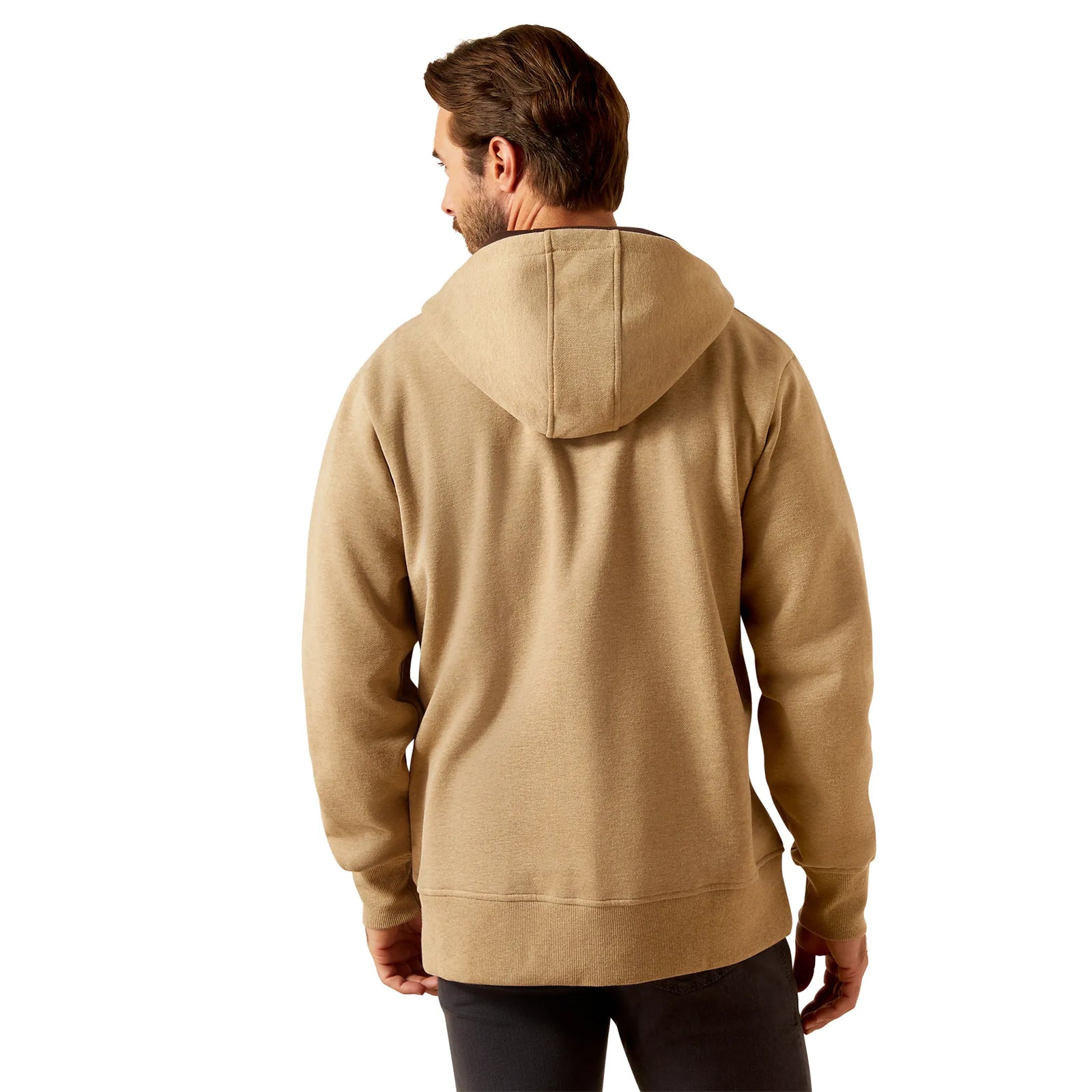 Ariat Mns Rabere 2.0 Hoodie Tigers Eye Heather