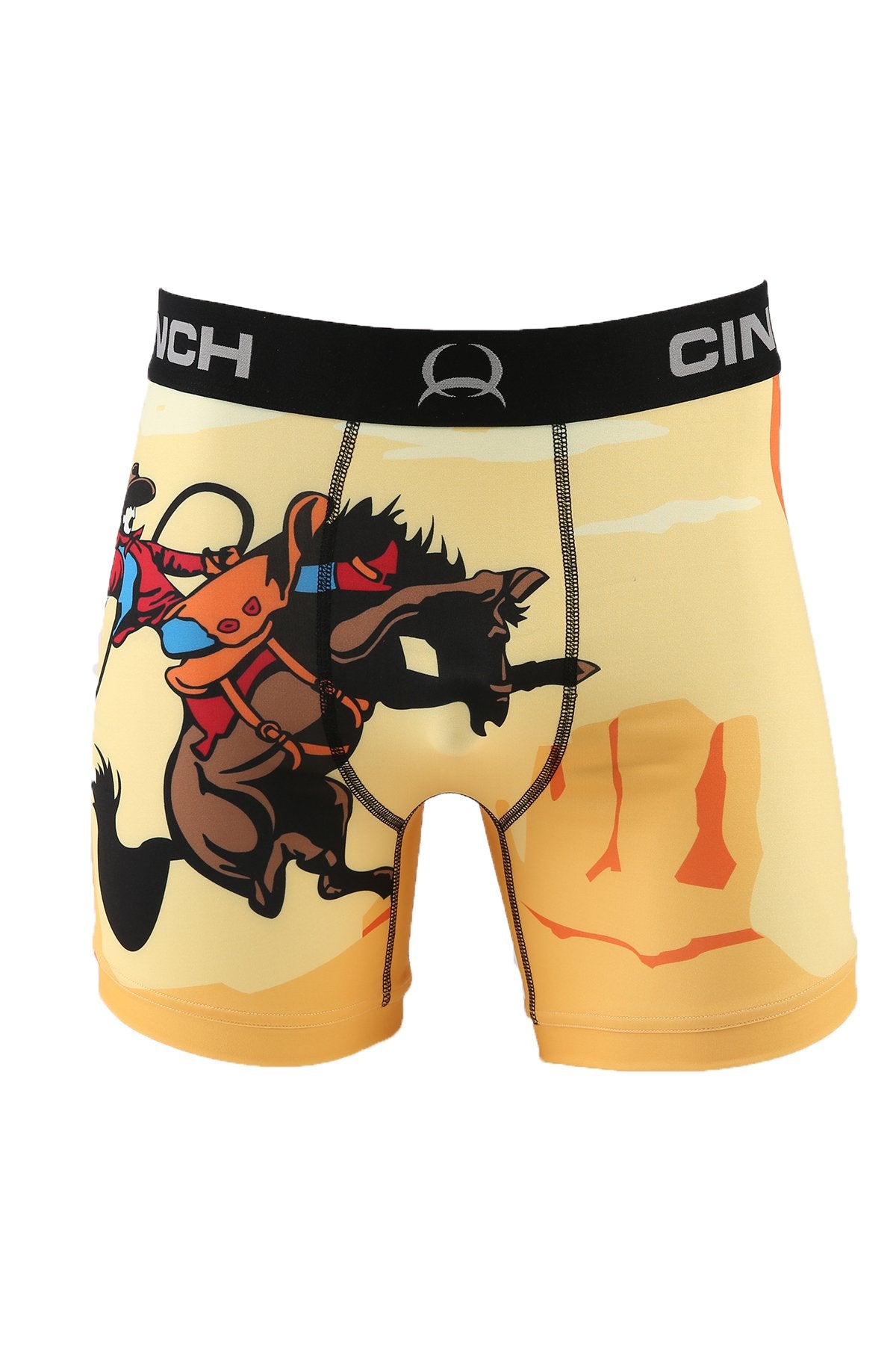 Cinch Mens Boxer Brief Saddle Bronc 6in