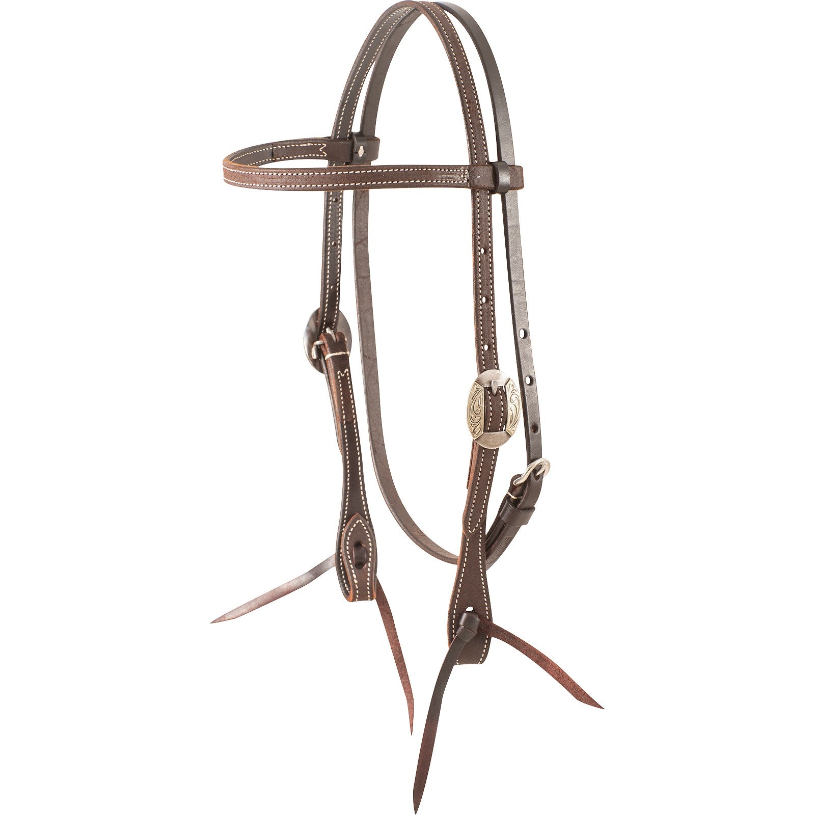 Martin Saddlery Browband Bridle with Canyon Buckle Latigo Ties