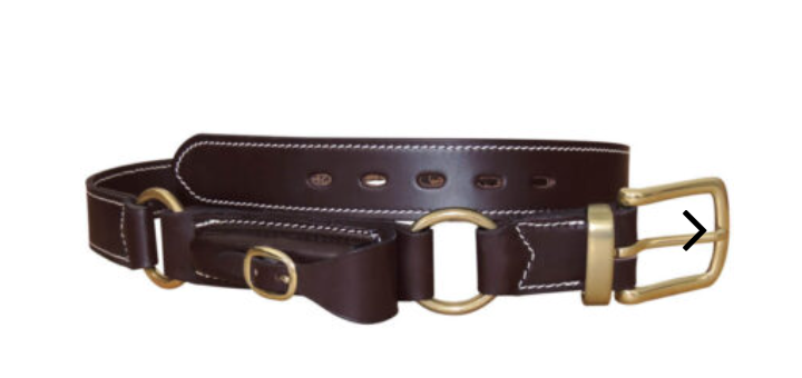 Hobble Belt Double Ring Brass