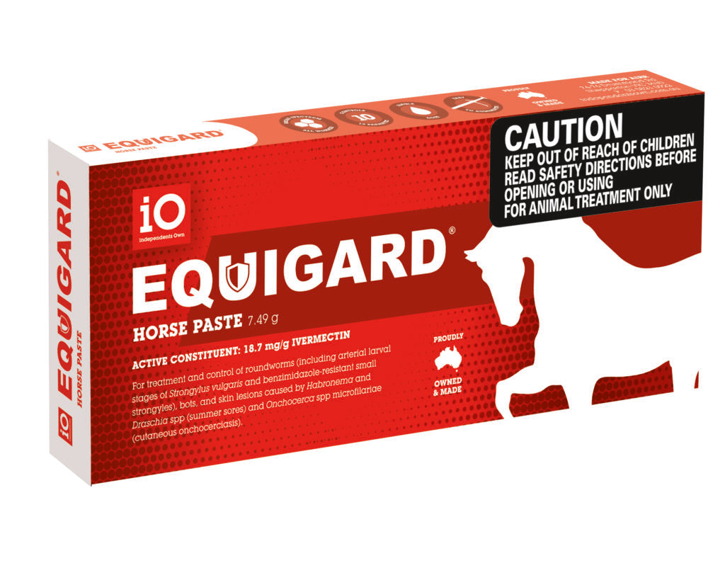 iO Equigard HOrse Paste (Syringe) RED