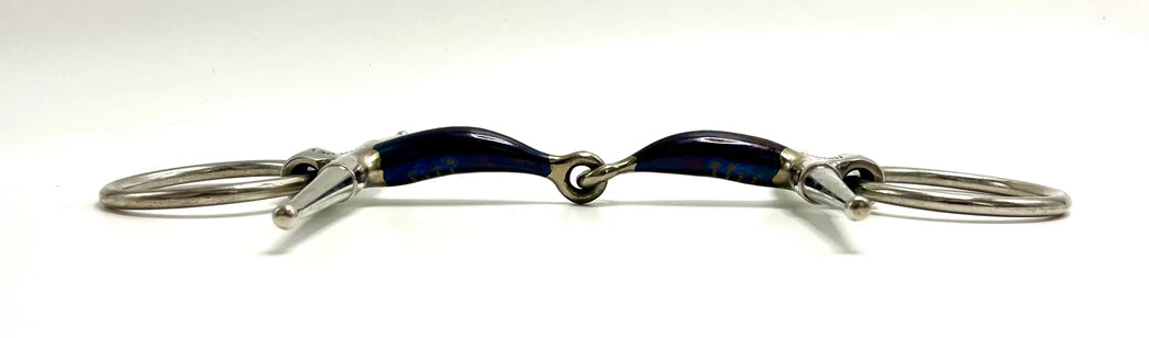 Toprail Fulmer Loose Ring Sweet Iron Snaffle with Copper Inlays