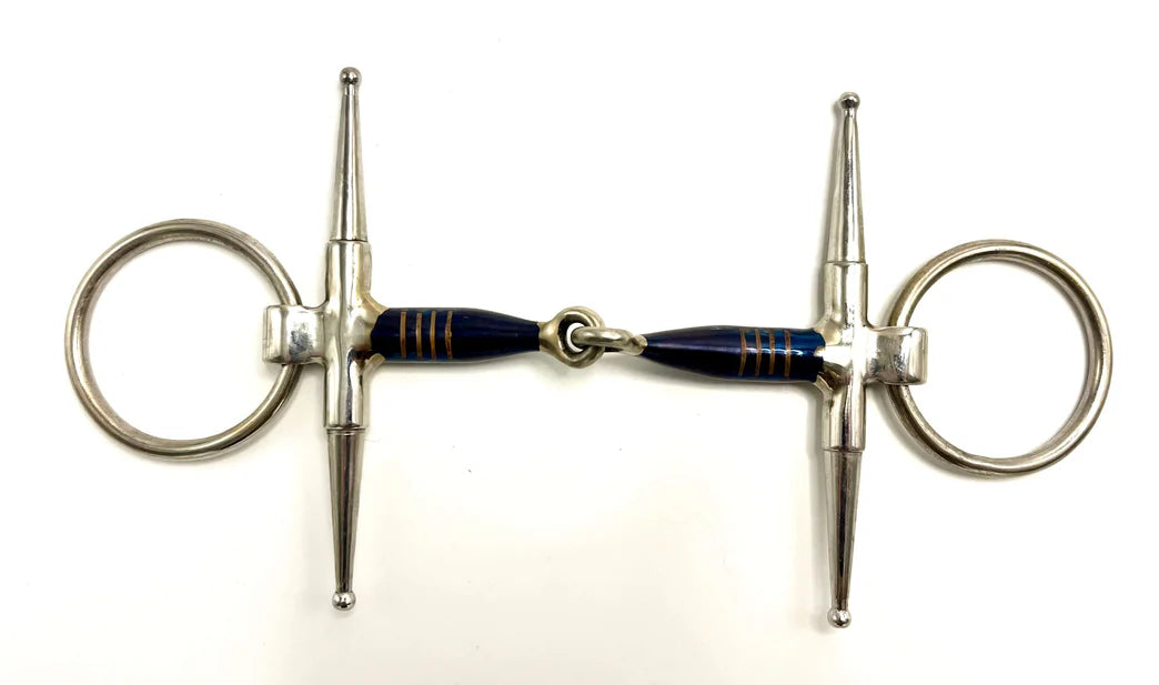 Toprail Fulmer Loose Ring Sweet Iron Snaffle with Copper Inlays