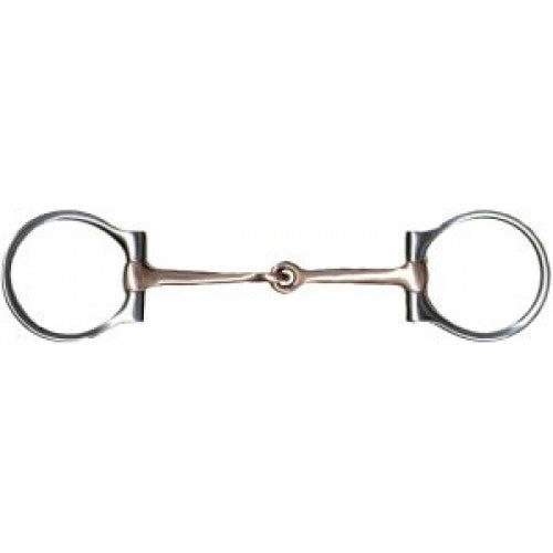Ring Snaffle Copper Mouth Stainless Steel