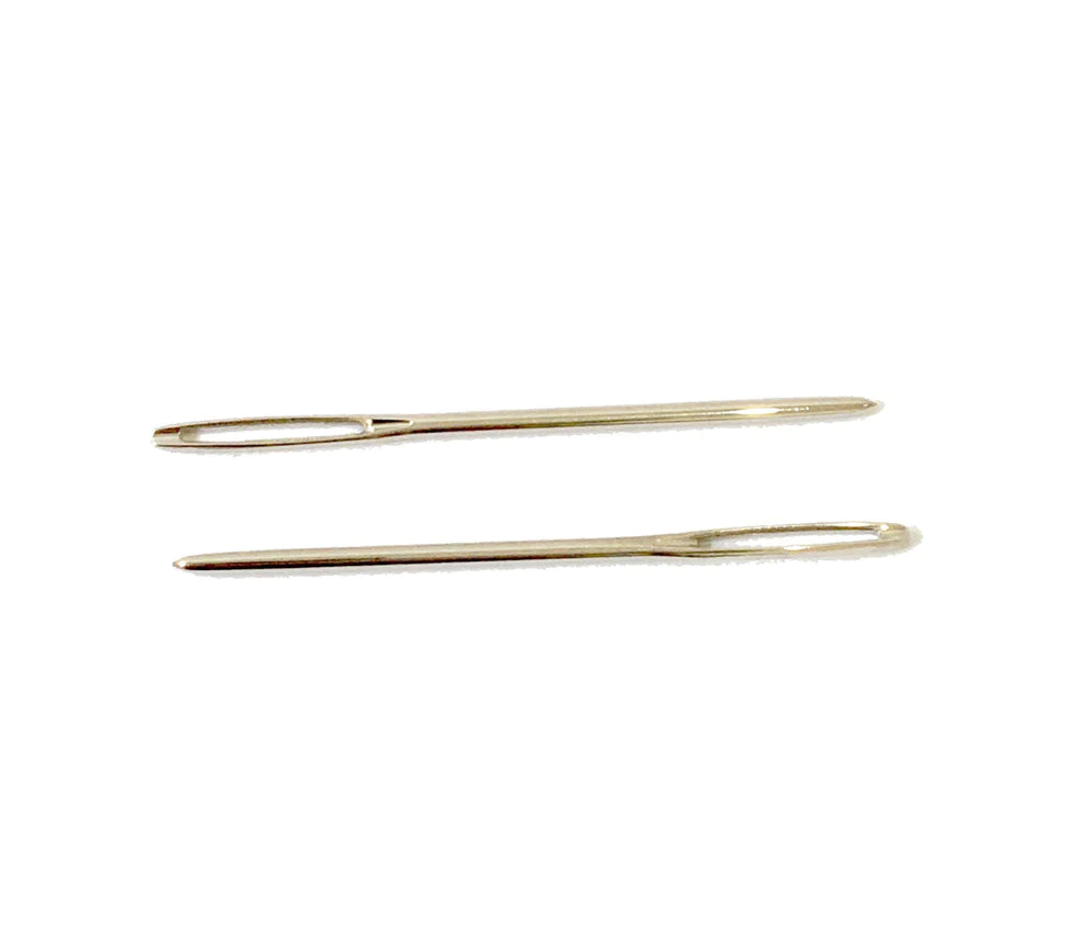 Hairy Pony Stainless Steel Horse Plaiting Needles Pack of 2