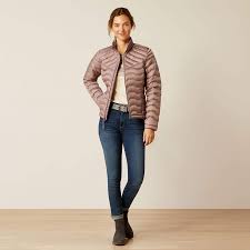 Ariat Wms Ideal Down Jacket Purple Dove - Winter Black Friday Sale