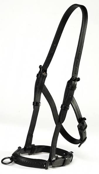 Spanish Cavesson Leather Black