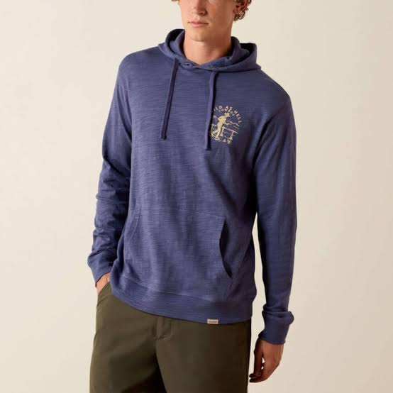 Ariat Mns Lightweight Retro Hoodie Nightshadow