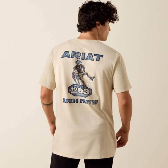 Ariat Mns Proven Stamp SS Tee Natural
