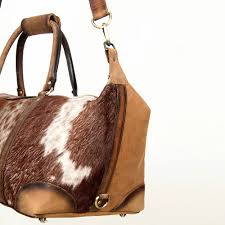 American Darling Hair On Hide Leather Duffel Bag