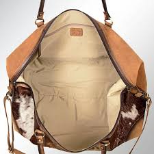American Darling Hair On Hide Leather Duffel Bag