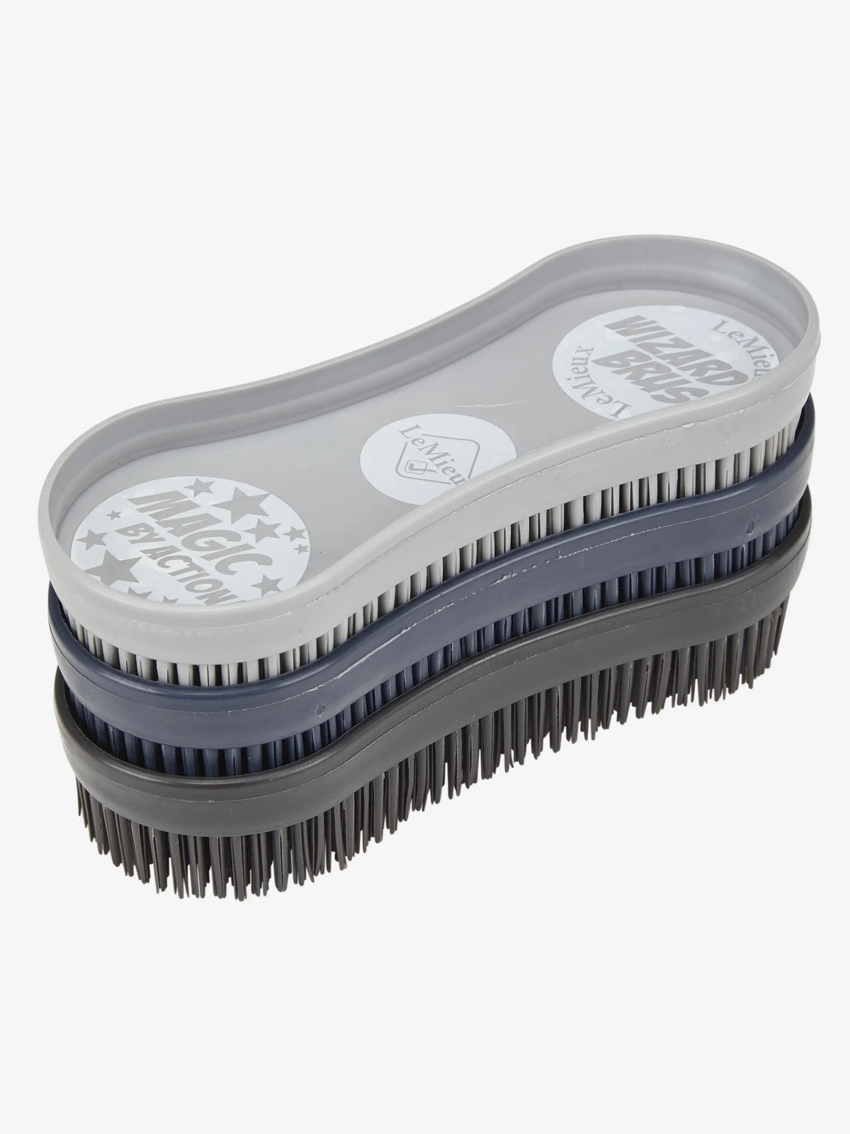 LeMieux Wizard Brush Trio Navy/Grey/Black