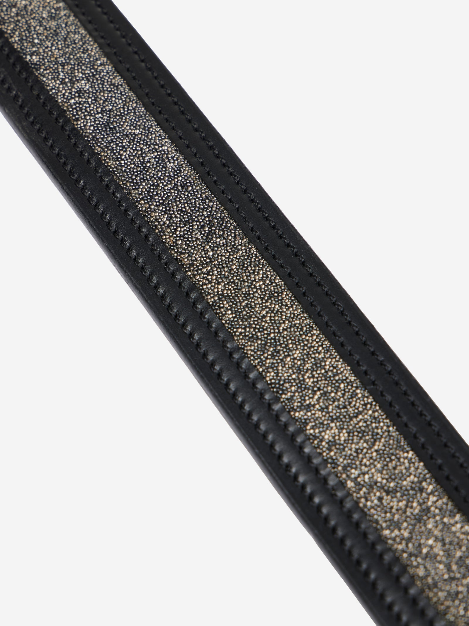 LeMieuxCrystalInsertBeltBlack | Country Clothing - Belts | Saddleworld Ipswich
