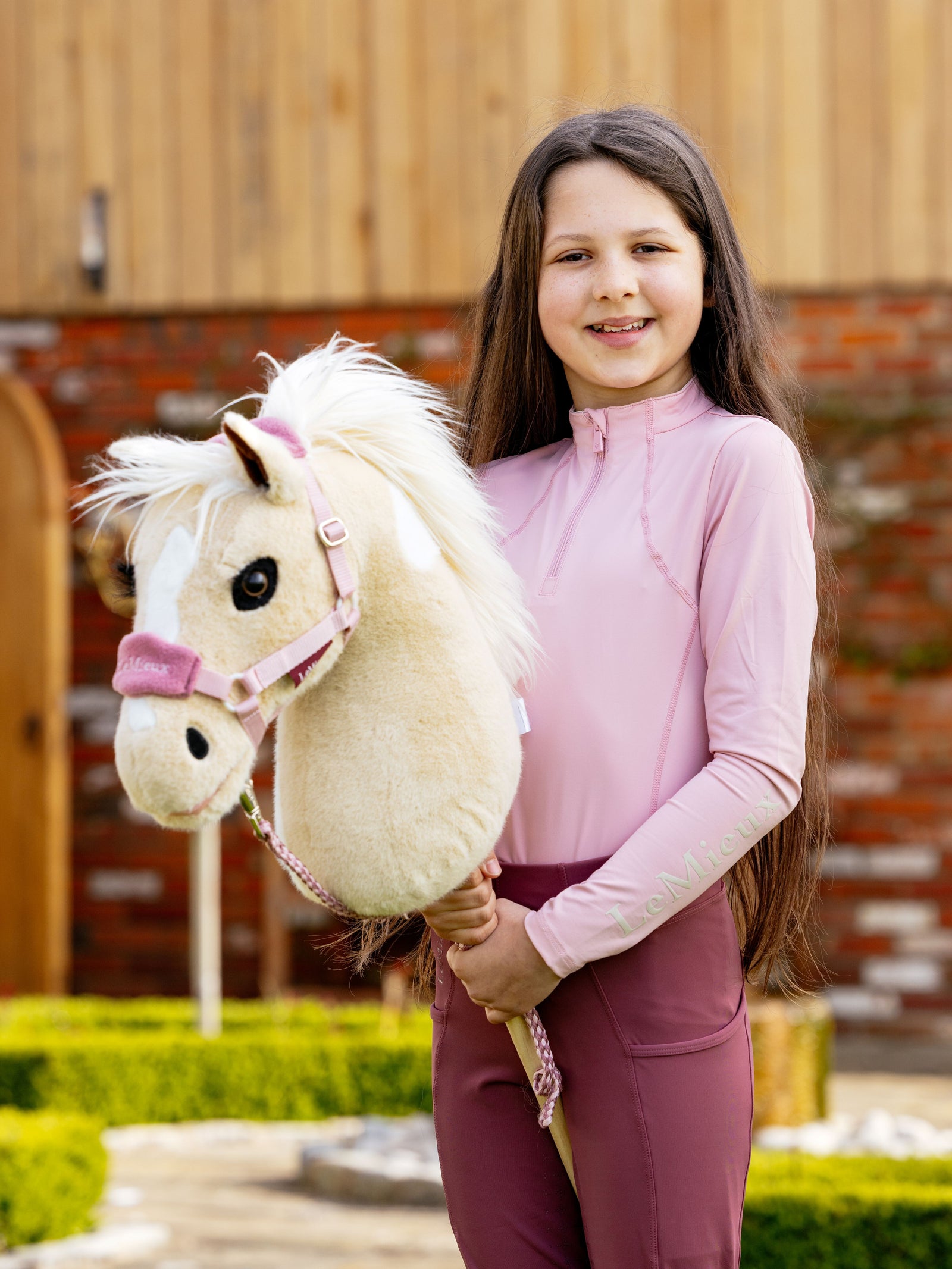 LeMieux Hobby Horse Vogue Headcollar & Leadrope Blossom | Giftware - Toys | Saddleworld Ipswich