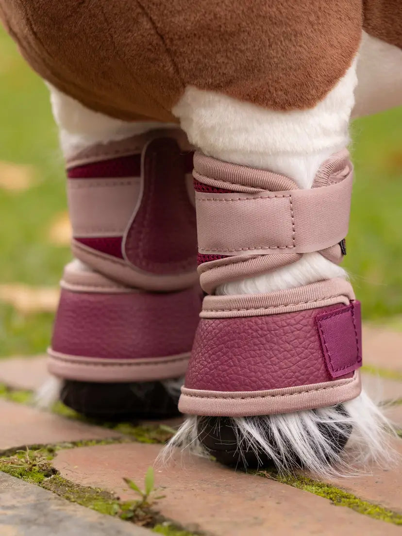 LeMieux Toy Pony Mesh Brushing Boots Blackberry One Size | Giftware - Toy | Saddleworld Ipswich