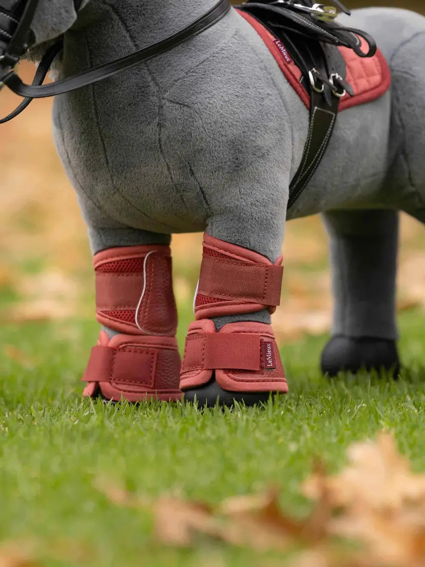 LeMeiux Toy Pony Over Reach Boots Russet One Size | Giftware - Toys | Saddleworld Ipswich