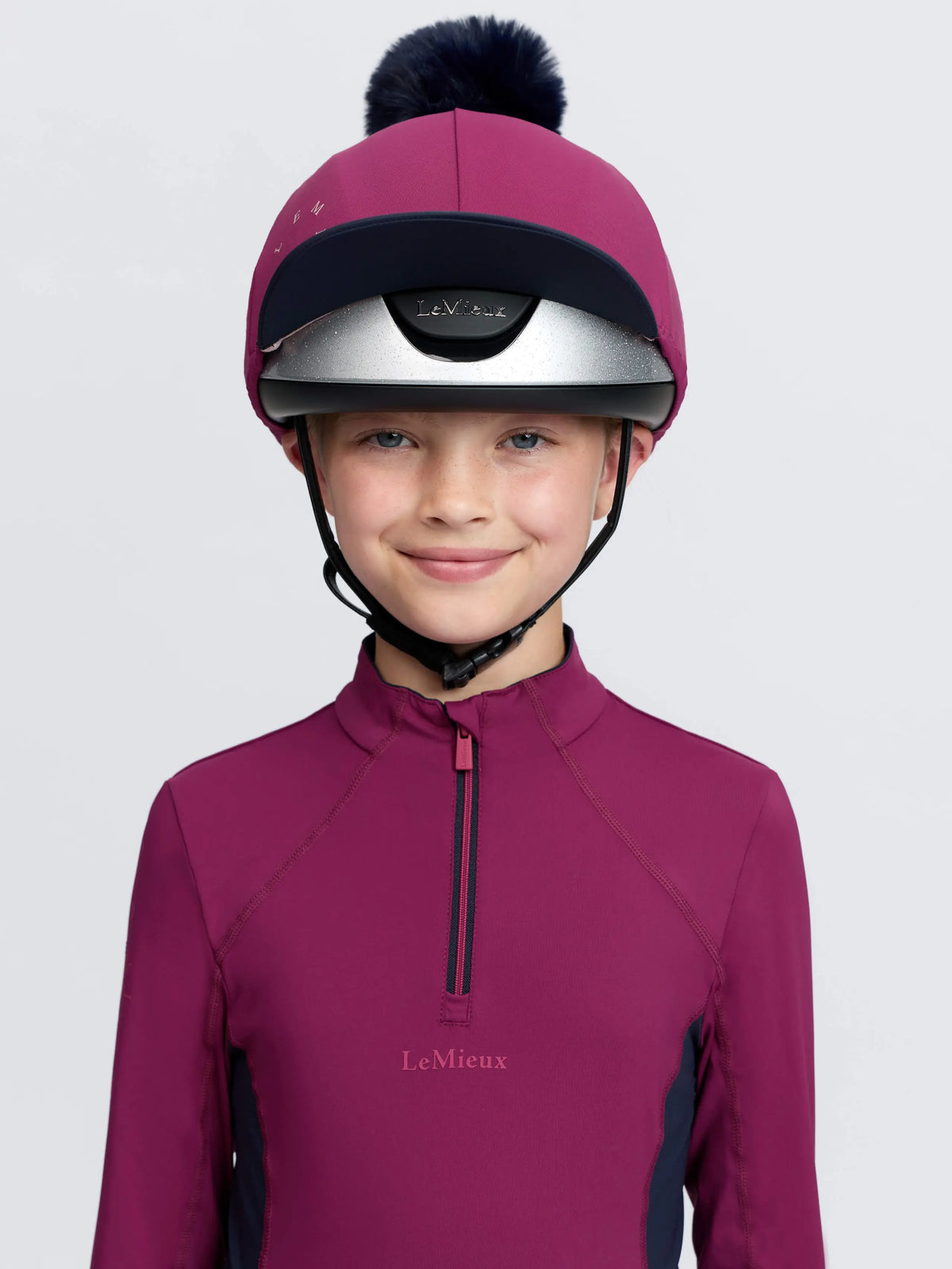 LeMieux Classique Pom Hat Silk