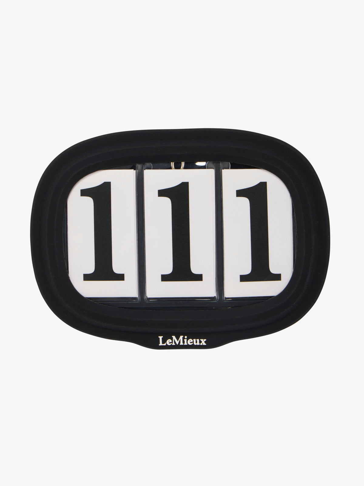 LeMieuxCompetitionBridleNumberHolderBlack | Rider Wear - Show Accessories | Saddleworld Ipswich