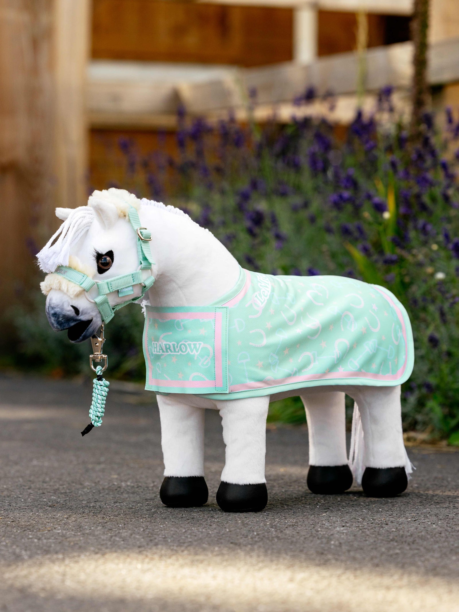 LeMieux Harlow Toy Pony Printed Rug Softmint| Giftware - Toys | Saddleworld Ipswich