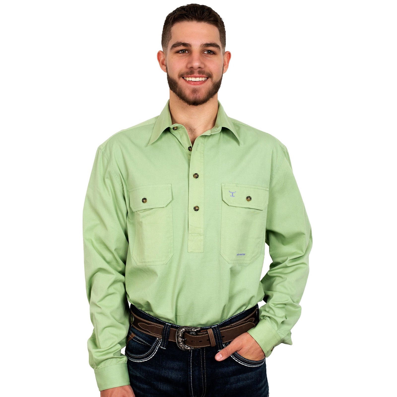 Just Country Mns Cameron Workshirt - Workshirt Sale