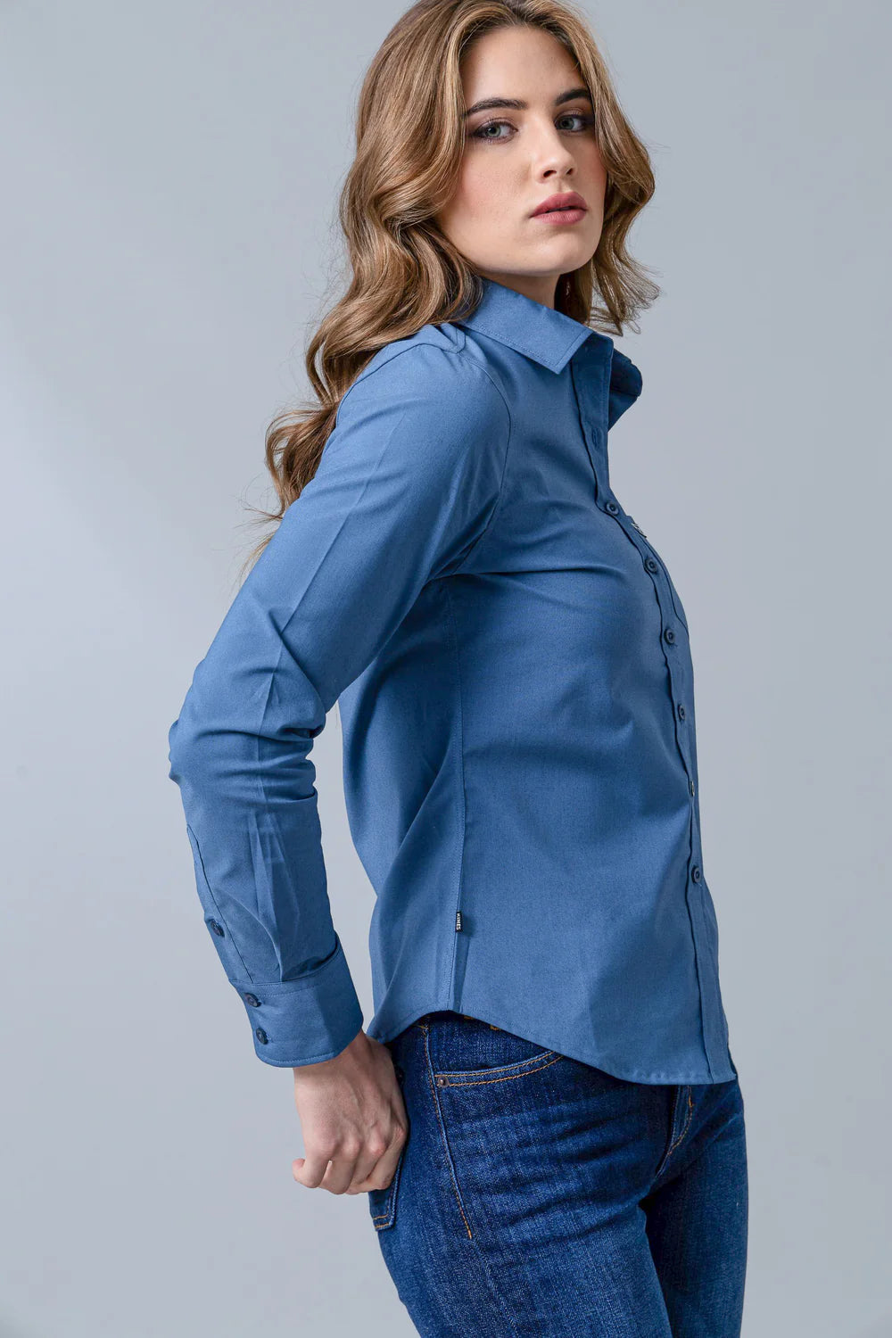 Kimes Ranch Mns Long Sleeved Shirt - Slate Blue