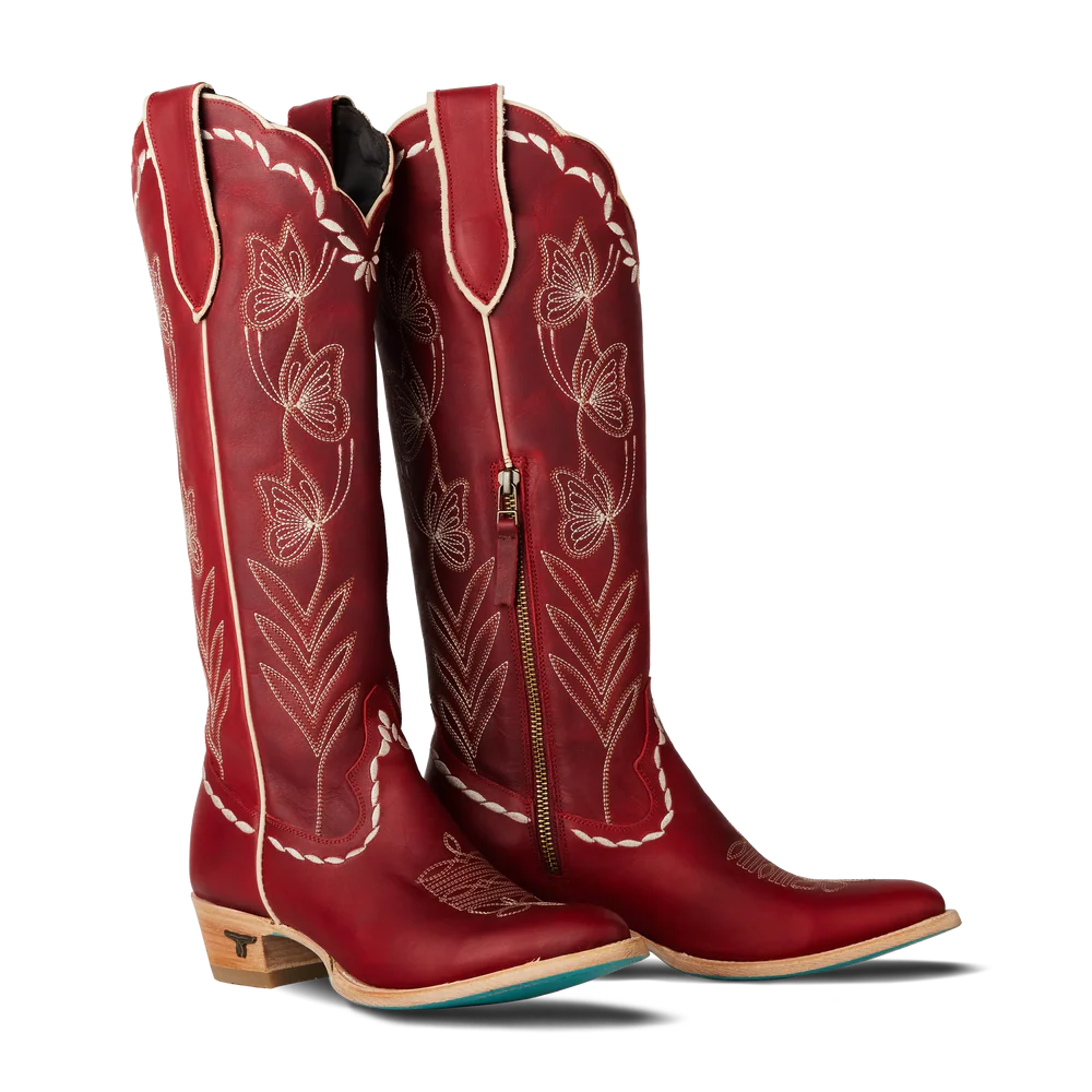 Lane Boots Sweet Memories Knee High - Smoldering Ruby