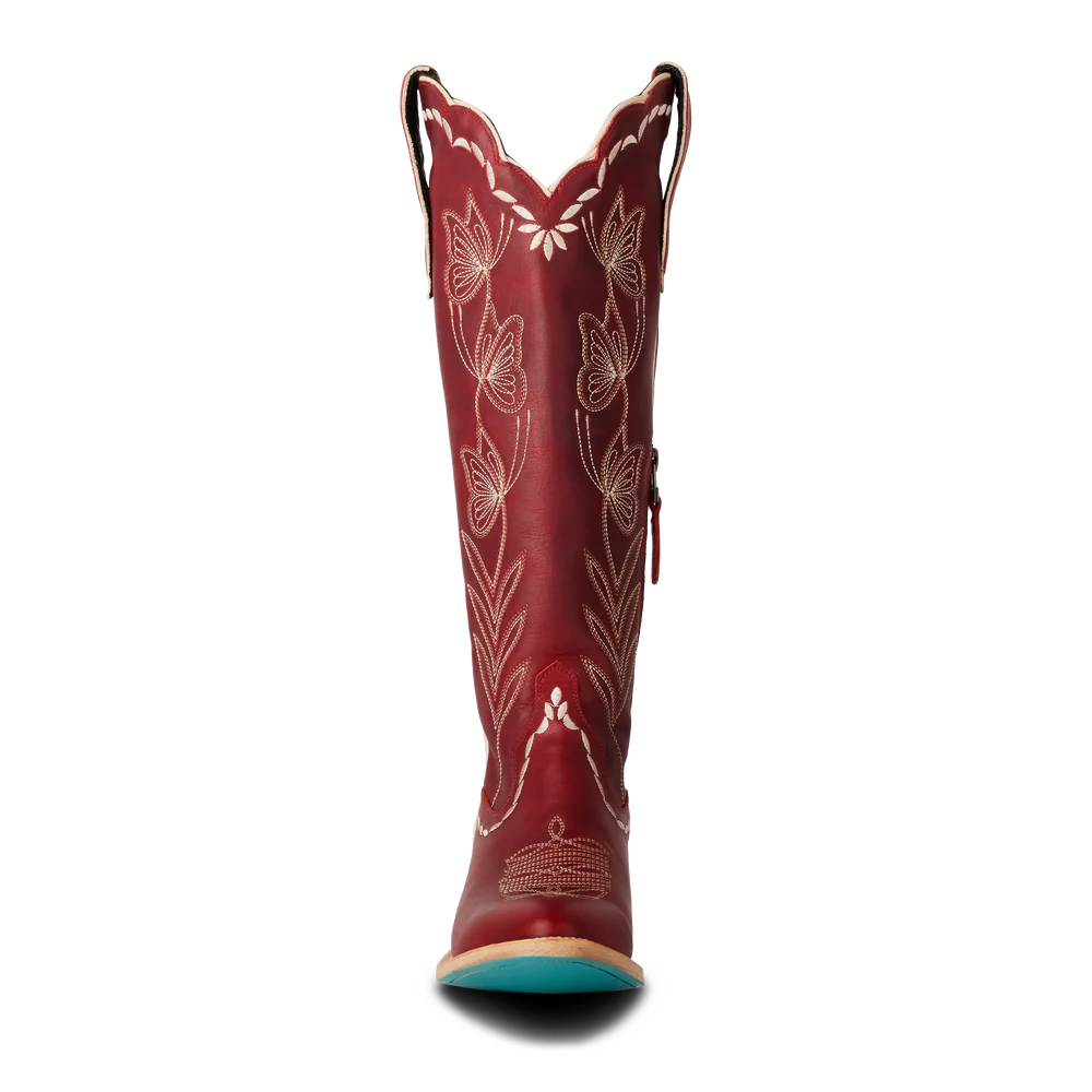 Lane Boots Sweet Memories Knee High - Smoldering Ruby