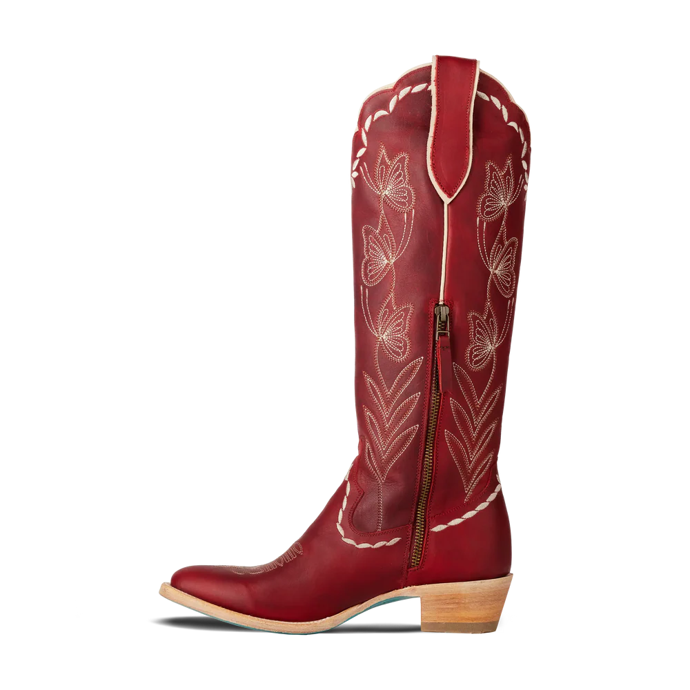 Lane Boots Sweet Memories Knee High - Smoldering Ruby