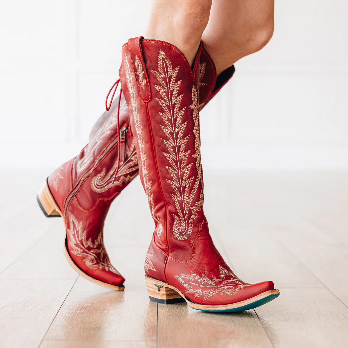 Lane Boots Lexington KH Corset - Smoldering Ruby