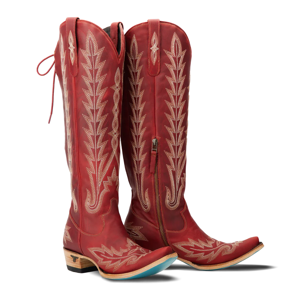 Lane Boots Lexington KH Corset - Smoldering Ruby