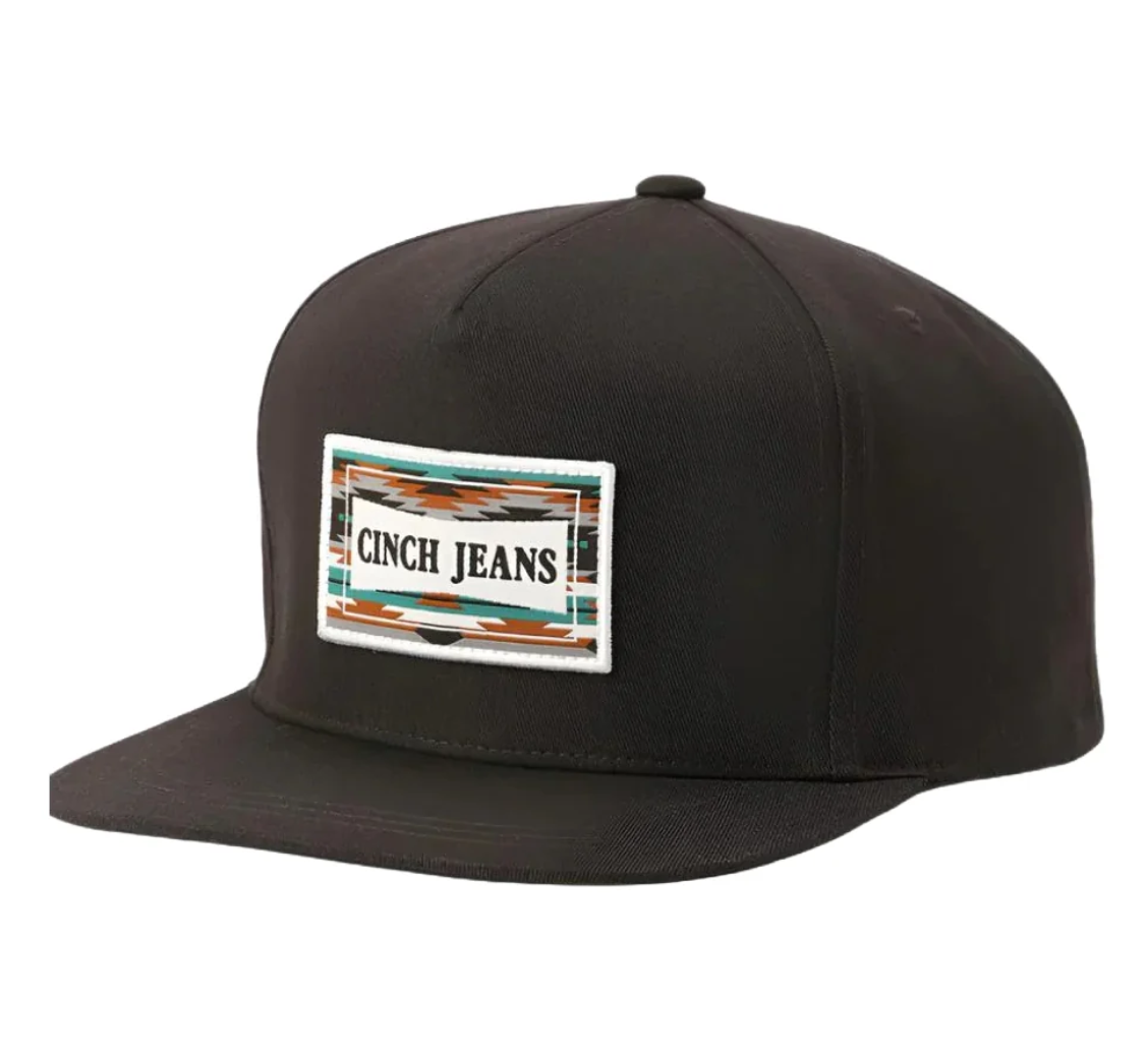 Cinch Mens Brown Snapback Cap