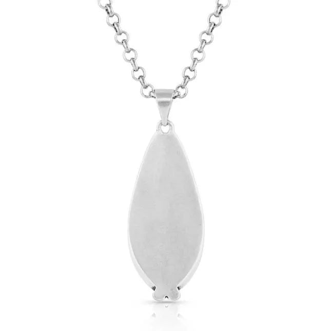 Montana Silversmith Oasis Waters Oval Turquoise Necklace