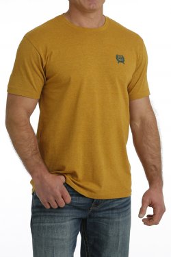 Cinch Mens Mustard Graphic Tee