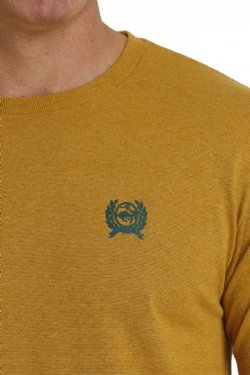Cinch Mens Mustard Graphic Tee