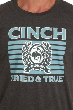 Cinch Mens Tried and True Tee - Charcoal