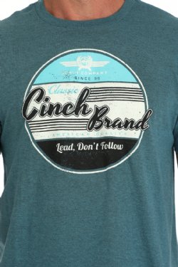 Cinch Mens Brand Tee - Blue