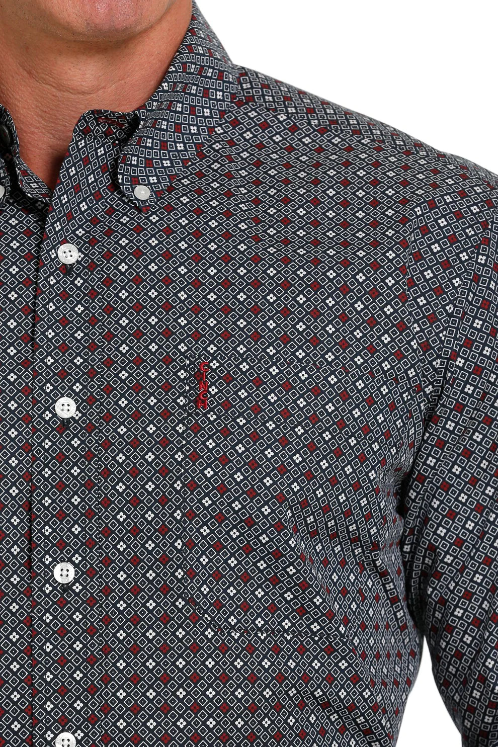 Cinch Mens Modern Fit Button Down Western Shirt - Christmas Sale