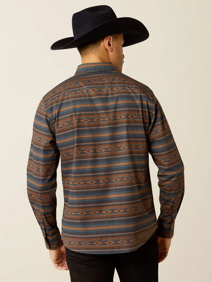 Ariat Mns Mayor Modern Fit LS Shirt Turquoise
