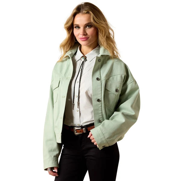 Ariat Wms Solar Cotton Twill Jacket Silt Green