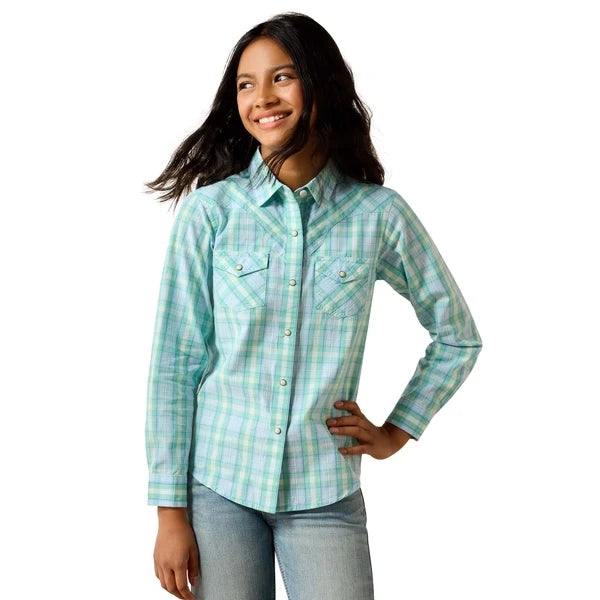 Ariat Gls Ashley LS Shirt Holiday Plaid