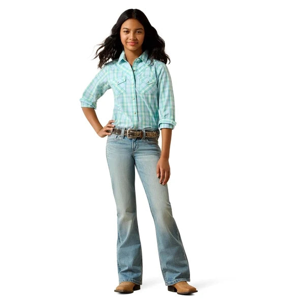 Ariat Gls Ashley LS Shirt Holiday Plaid