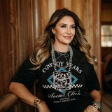 Ranch Dressn Cowboy Tears Oversized Graphic Tee